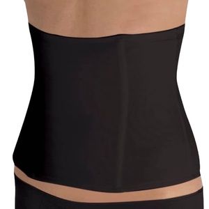 Cupid black boned waist cincher